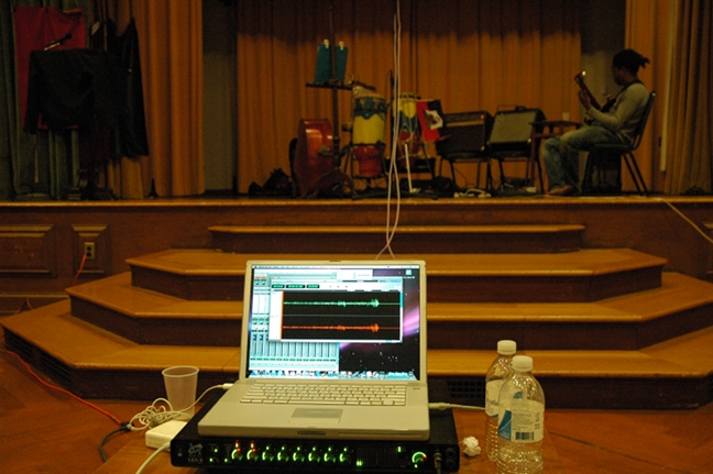 View of the stage from Ground Control