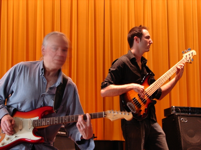 Dave and Olivier in the groove