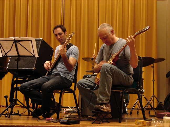 Olivier and Dave work on 