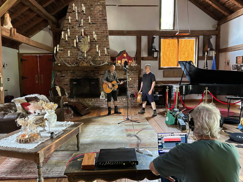 Tim and Peter record 